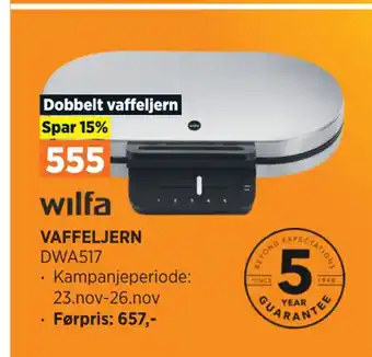 POWER Vaffeljern tilbud