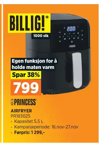 POWER Airfryer tilbud