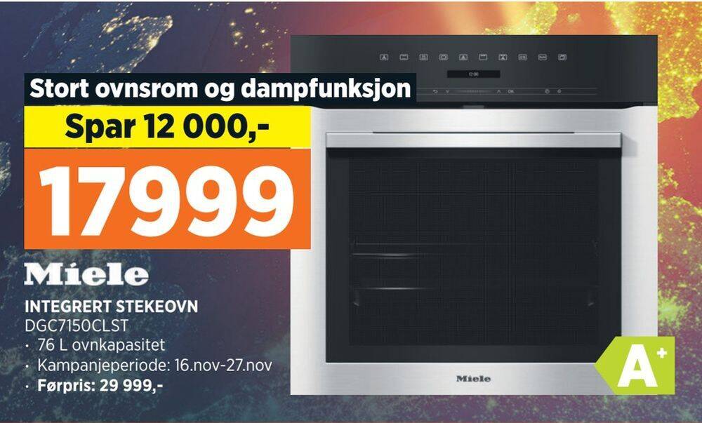 POWER Integrert stekeovn tilbud