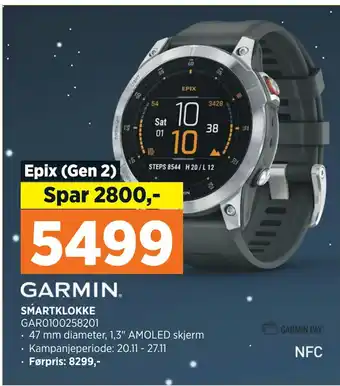POWER Smartklokke tilbud