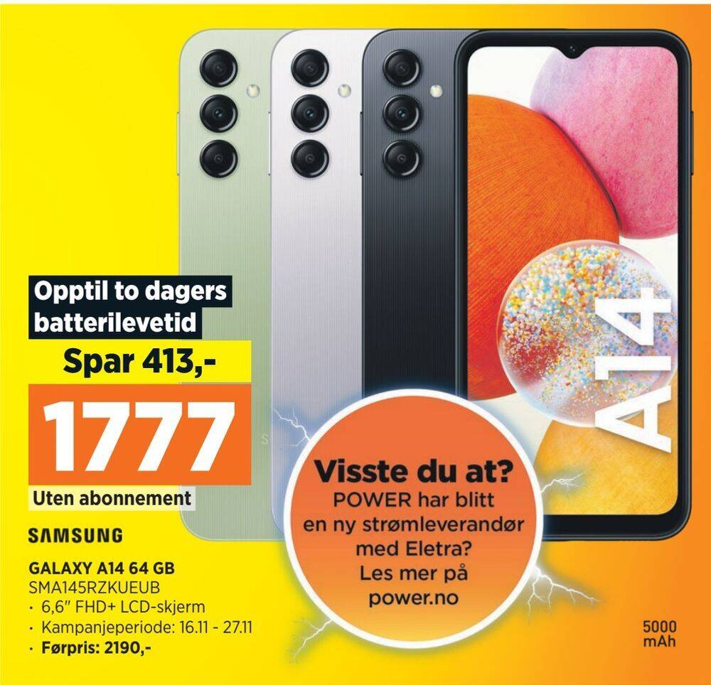 POWER Galaxy s23 ultra 256 gb tilbud