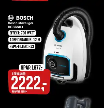 Skousen Bosch støvsuger bgb6sil1 tilbud