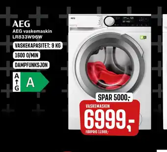 Skousen Aeg vaskemaskin lr833w96w tilbud
