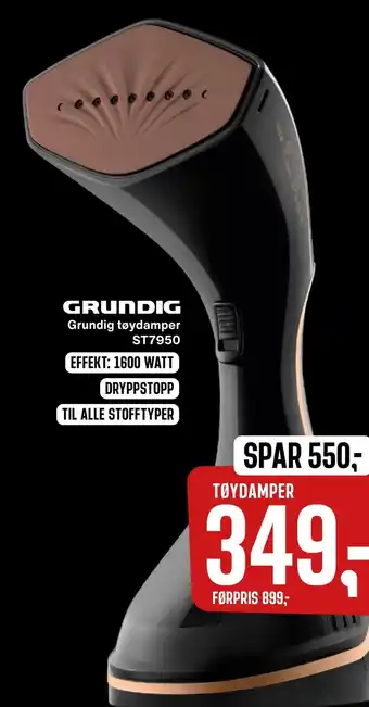 Skousen Grundig tøydamper st7950 tilbud