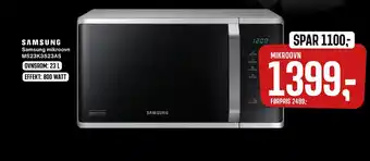 Skousen Samsung mikroovn ms23k3523as tilbud