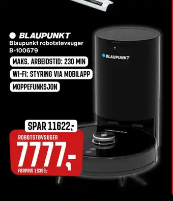 Skousen Blaupunkt robotstøvsuger b-100679 tilbud