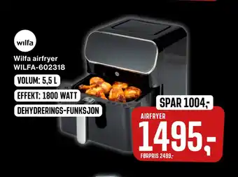 Skousen Wilfa airfryer wilfa-602318 tilbud