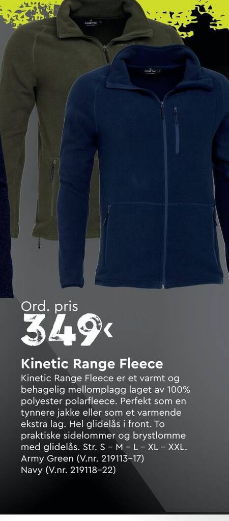 Mekk Kinetic Range Fleece tilbud