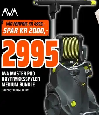 Coop Obs AVA MASTER P80 HØYTRYKKSSPYLER MEDIUM BUNDLE tilbud
