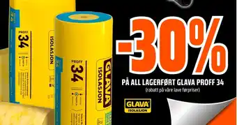 Coop Obs PÅ ALL LAGERFØRT GLAVA PROFF 34 tilbud