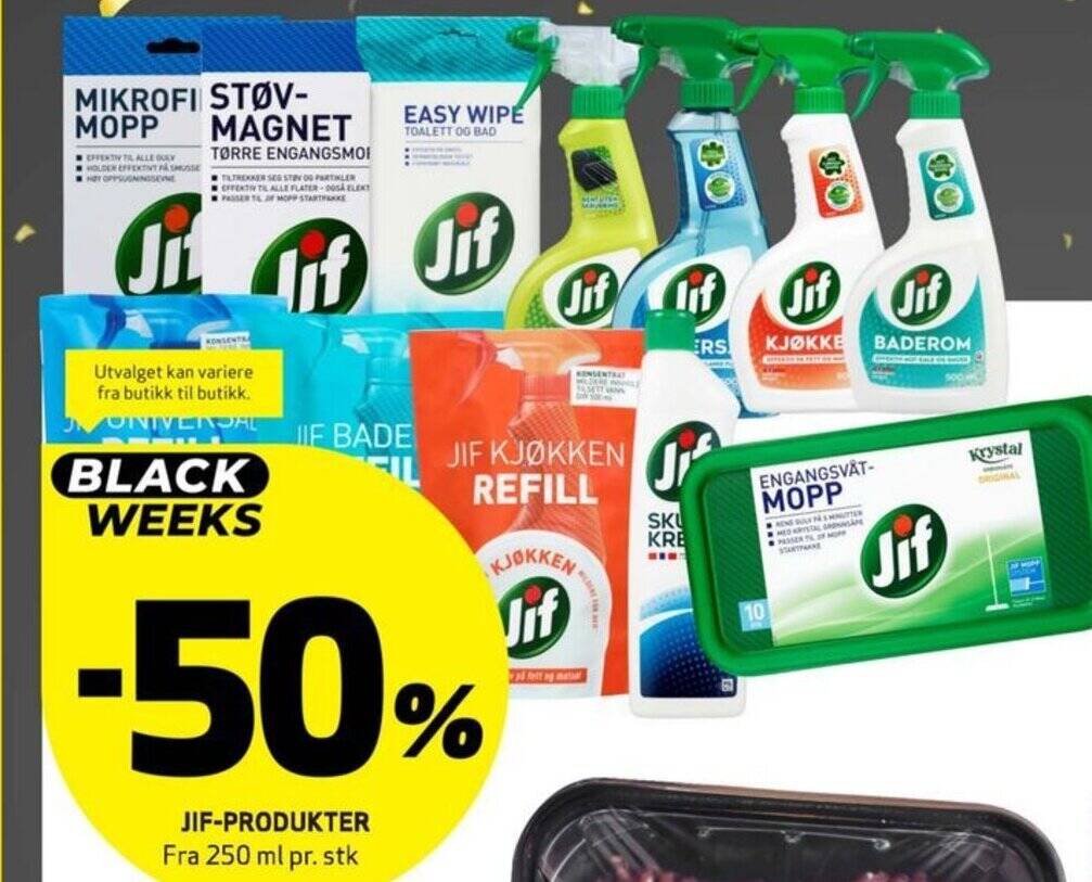 Bunnpris JIF-PRODUKTER tilbud
