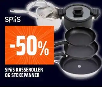 Coop Obs SPiiS KASSEROLLER OG STEKEPANNER tilbud