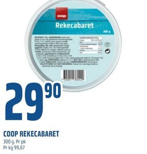 Coop Obs COOP REKECABARET tilbud
