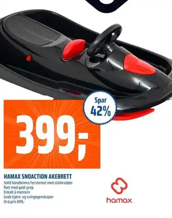 Coop Obs HAMAX SNOACTION AKEBRETT tilbud