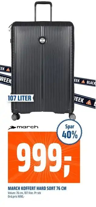 Coop Obs MARCH KOFFERT HARD SORT 76 CM tilbud