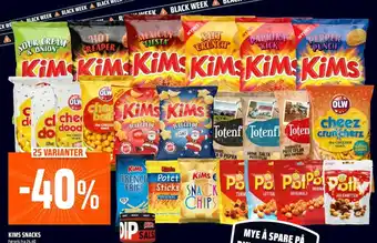 Coop Obs Kims Snacks tilbud