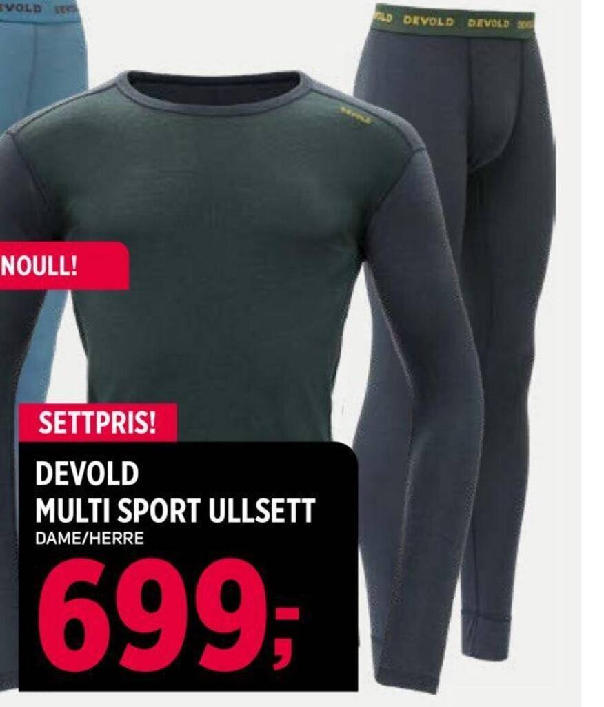 Sport 1 DEVOLD MULTI SPORT ULLSETT tilbud