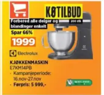 POWER Electrolux kjøkkenmaskin tilbud