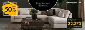 Fagmøbler Hjellegjerde hjørnesofa tilbud