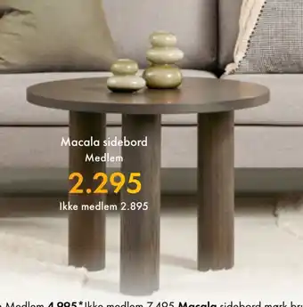 Fagmøbler Macala sidebord tilbud