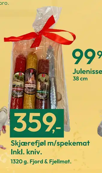 Gigaboks Skjærefjøl m/spekemat tilbud