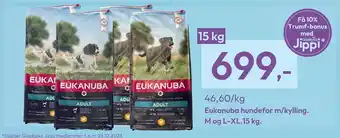Gigaboks Eukanuba hundefor m/kylling tilbud