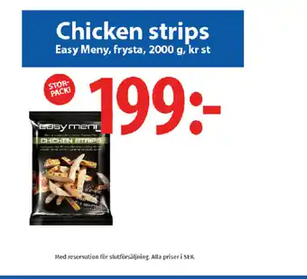 Chicken strips Easy Meny