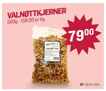Holdbart Valnøttkjerner tilbud