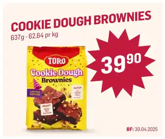 Holdbart Cookie dough brownies tilbud
