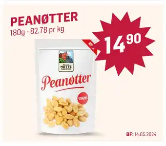 Holdbart Peanøtter tilbud