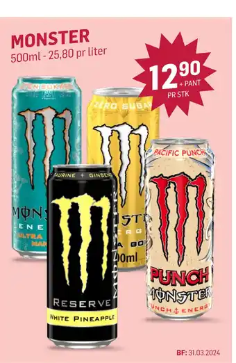 Holdbart Monster tilbud