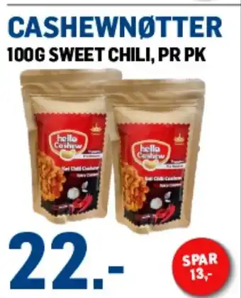 Price Lagerbutikk CASHEWNØTTER tilbud