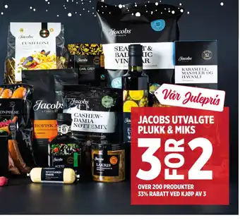 Meny JACOBS UTVALGTE PLUKK & MIKS tilbud