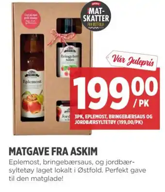 Meny MATGAVE FRA ASKIM tilbud