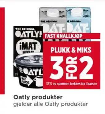 Meny Oatly produkter tilbud