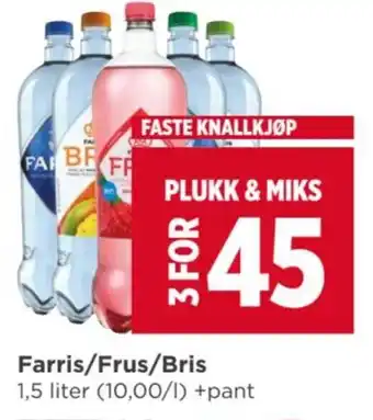 Meny Farris/Frus/Bris 1,5 liter tilbud