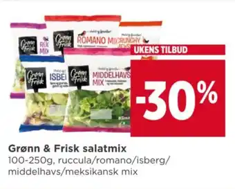 Meny Grønn & Frisk salatmix tilbud