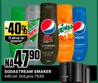Europris SODASTREAM SMAKER tilbud