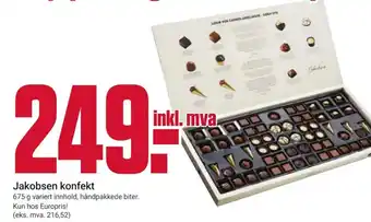 Europris Jakobsen konfekt tilbud