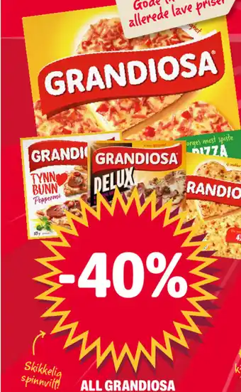 Coop Extra ALL GRANDIOSA tilbud