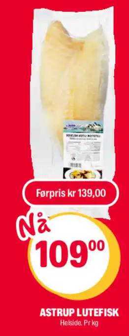 Coop Extra ASTRUP LUTEFISK tilbud