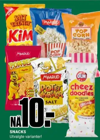 Europris Maarud snacks tilbud