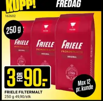 Europris Friele kaffe formalet tilbud