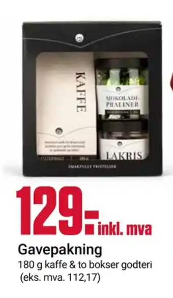 Europris Ukjent gavesett tilbud