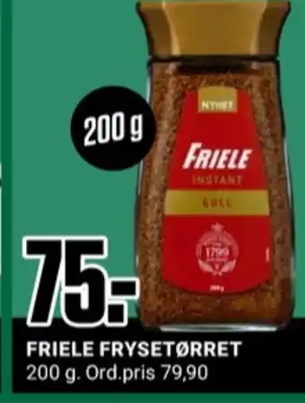 Europris Friele instant kaffe tilbud