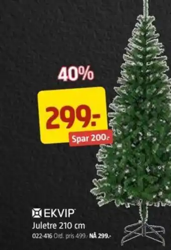 Jula Juletre 210 cm tilbud