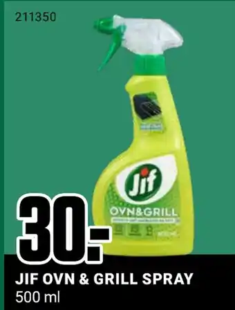 Europris Jif ovn & grill spray tilbud