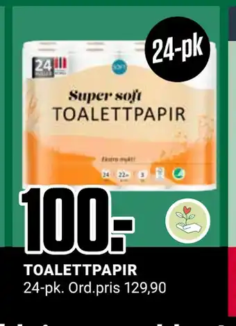 Europris Toalettpapir tilbud