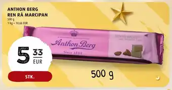 Scandinavian Park Anthon berg ren rå marcipan tilbud