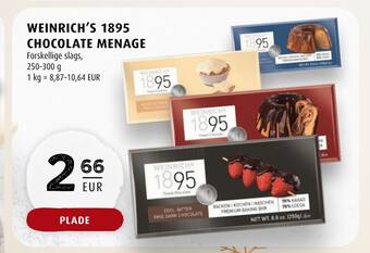Scandinavian Park Weinrich's 1895 chocolate menage tilbud